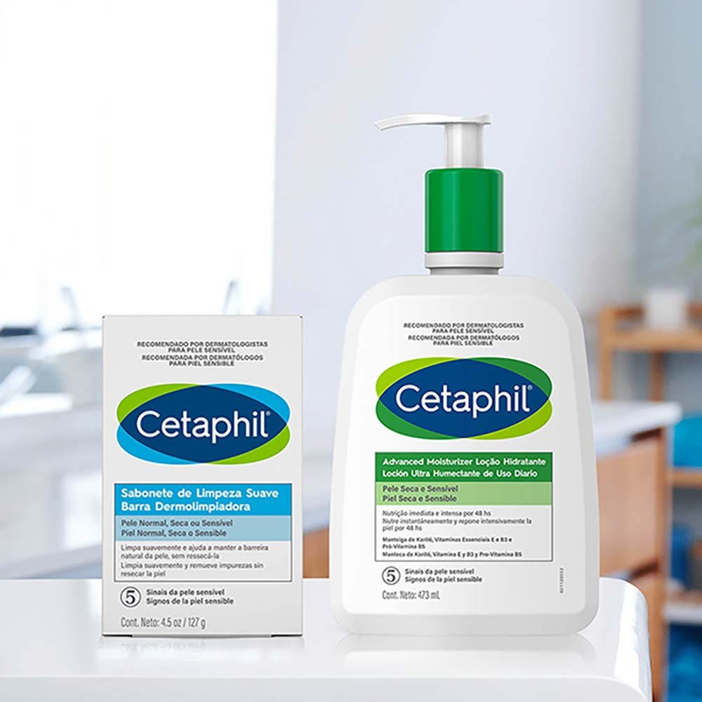 Sabonete em Barra Cetaphil Limpeza Suave 127g 6
