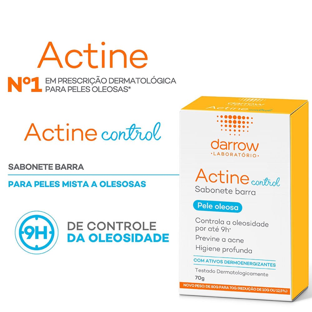 Actine Control Darrow - Sabonete em Barra 70g 3