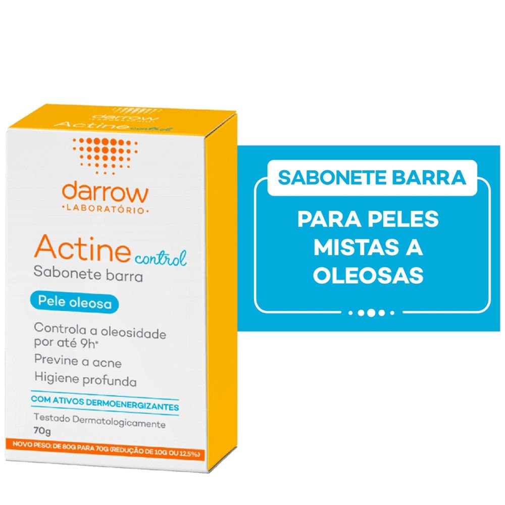 Actine Control Darrow - Sabonete em Barra 70g 4