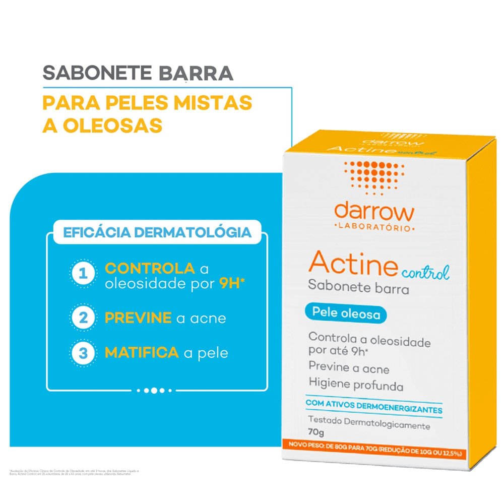 Actine Control Darrow - Sabonete em Barra 70g 5