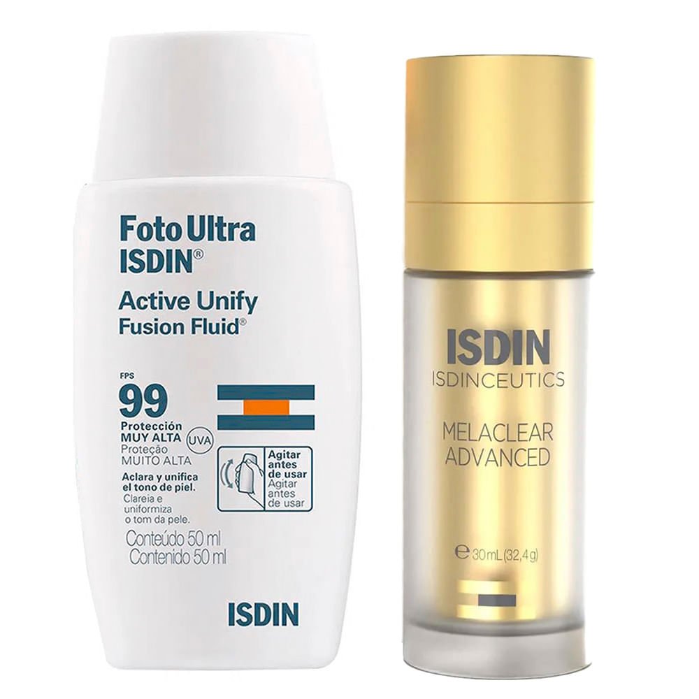 Isdin Kit - Sérum Facial Clareador Melaclear Advanced + Clareador