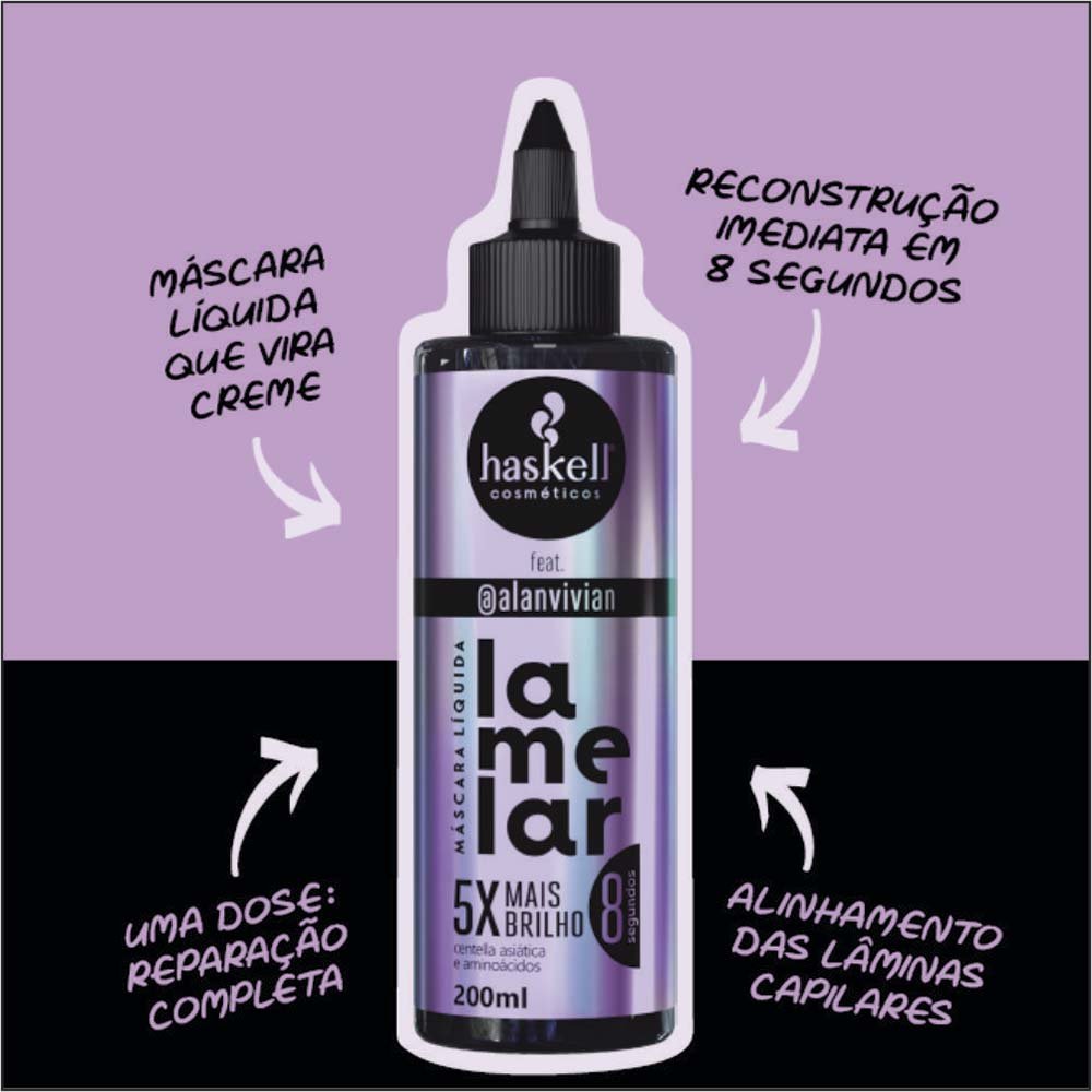 Haskell Lamelar Máscara Líquida 200ml 4