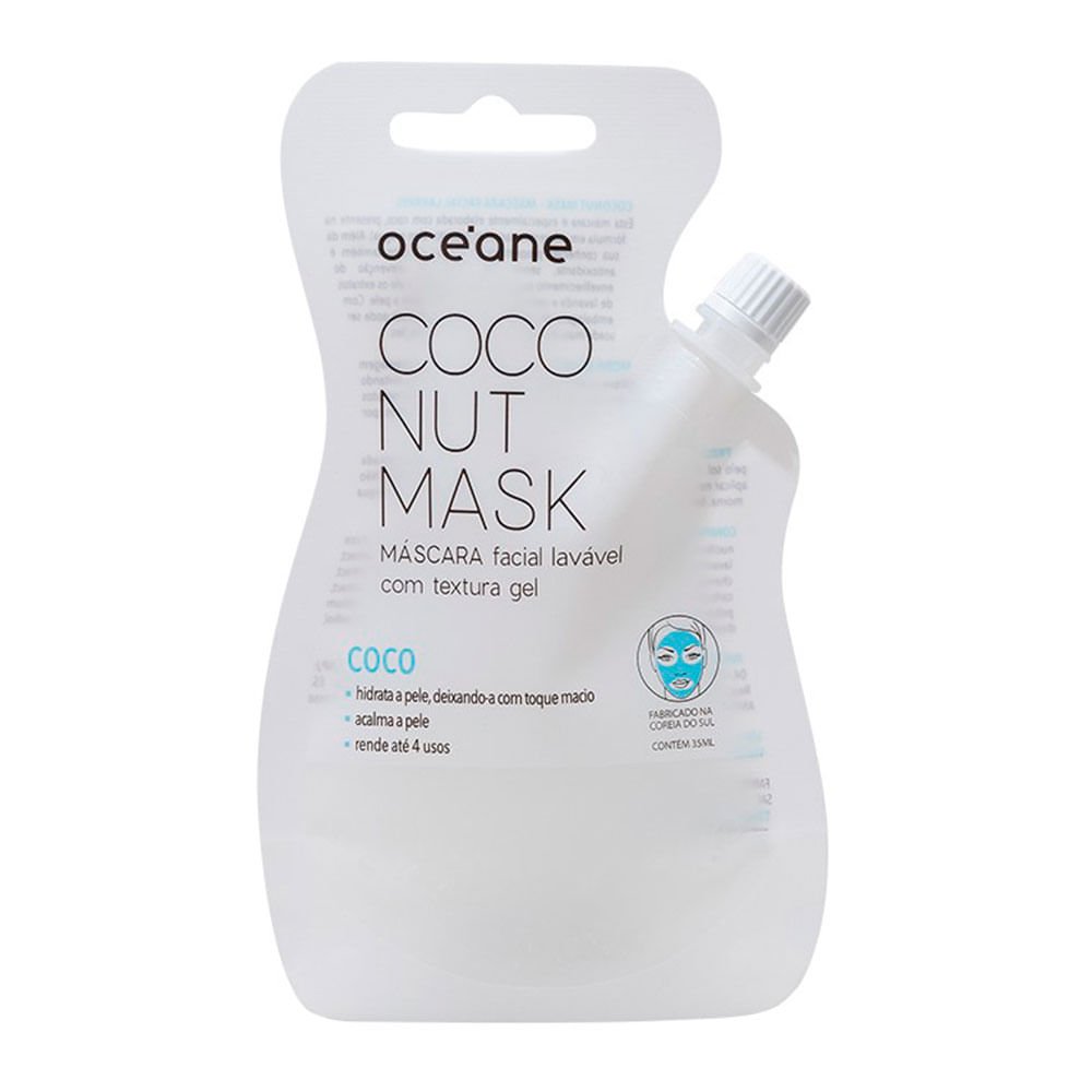 Máscara Facial Océane – Máscara Lavável de Coco Coconut Mask ÚNICO 1