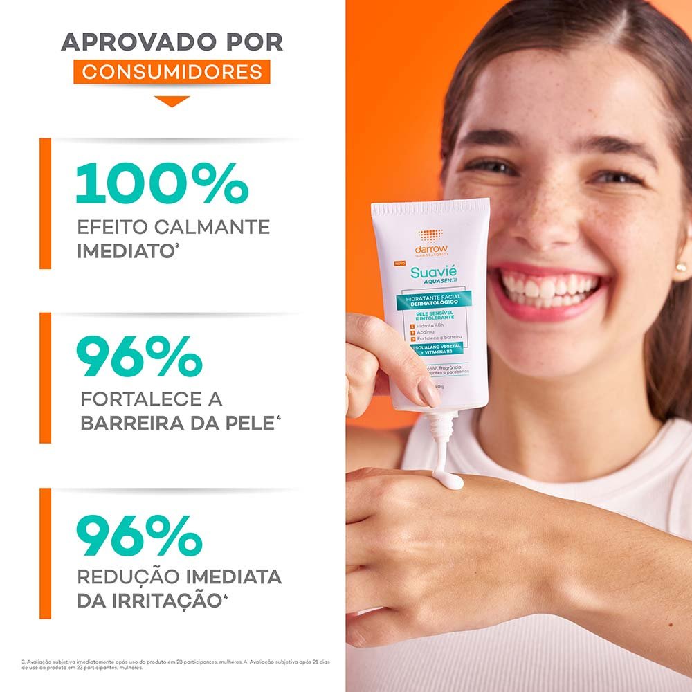 Hidratante Facial Darrow - Suavié Aquasensi Pele Sensível 40g 5