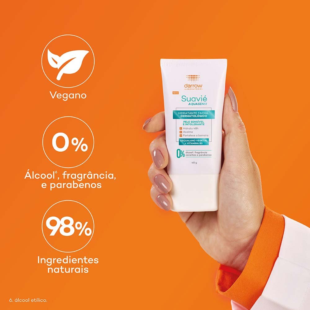 Hidratante Facial Darrow - Suavié Aquasensi Pele Sensível 40g 6