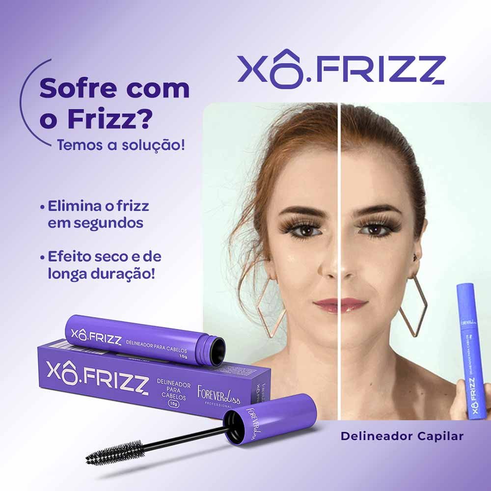 Forever Liss Xô Frizz Modelador de Fios Preto 3