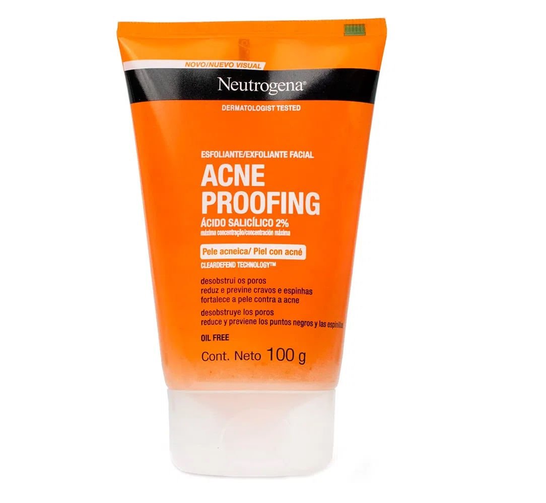 Neutrogena Acne Proofing Kit - Gel de Limpeza + Esfoliante Facial ÚNICO 3