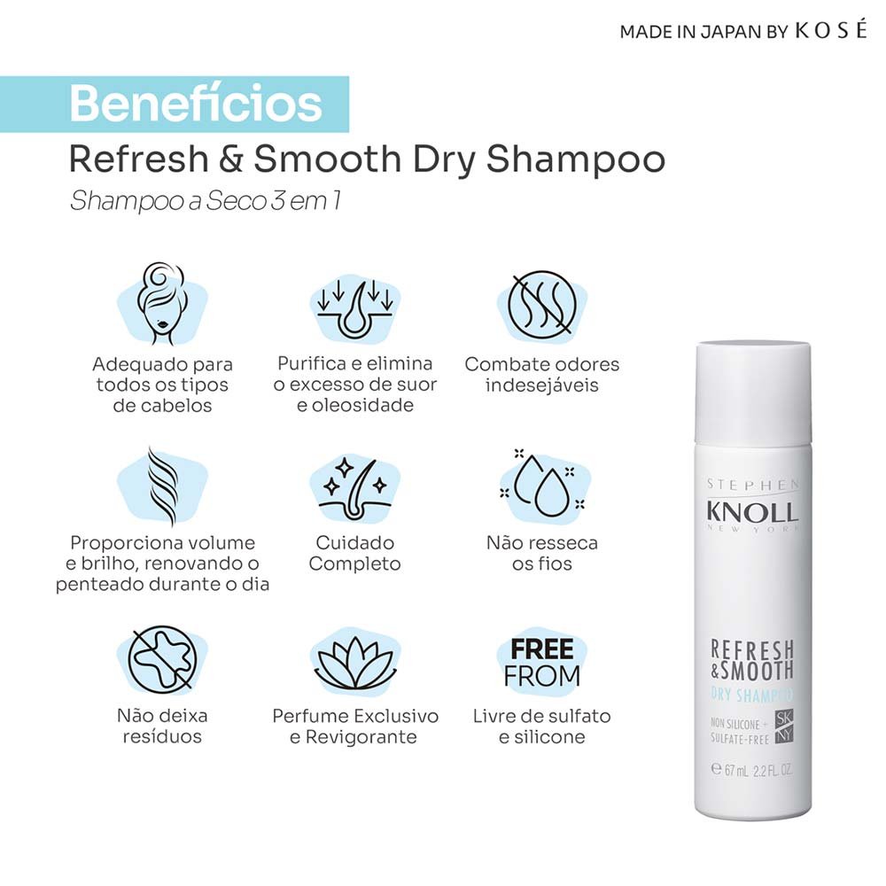 Stephen Knoll Knoll Refresh & Smooth Dry Shampoo 40g 3