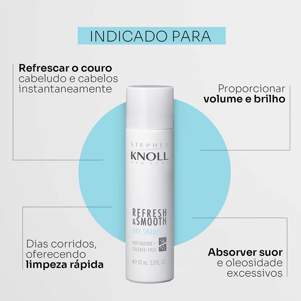 Stephen Knoll Knoll Refresh & Smooth Dry Shampoo 40g 4