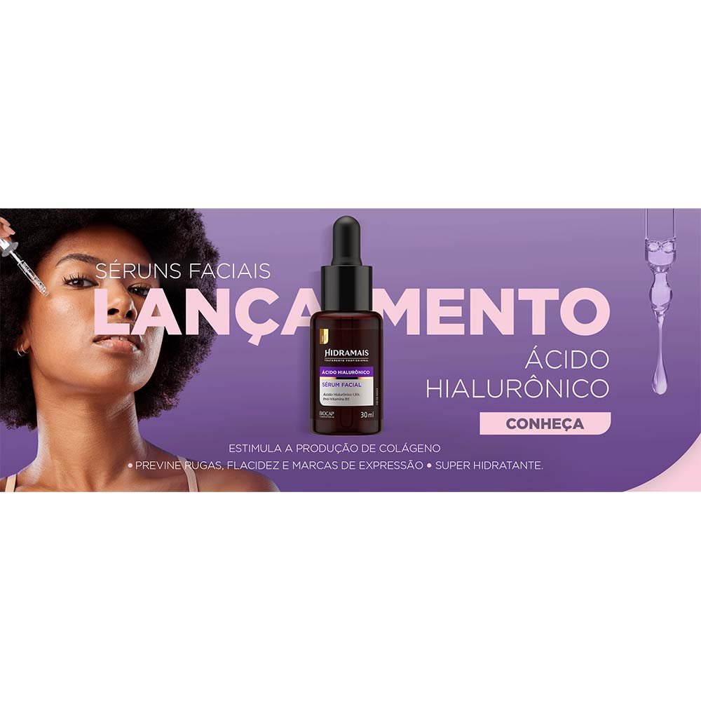Sérum Facial Hidramais Ácido Hialuronico 30ml 3