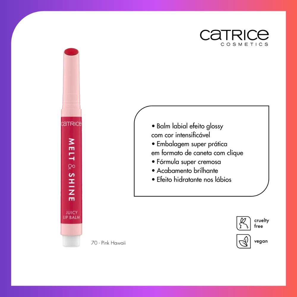 Balm Labial Catrice Melt & Shine Pink Hawaii 6