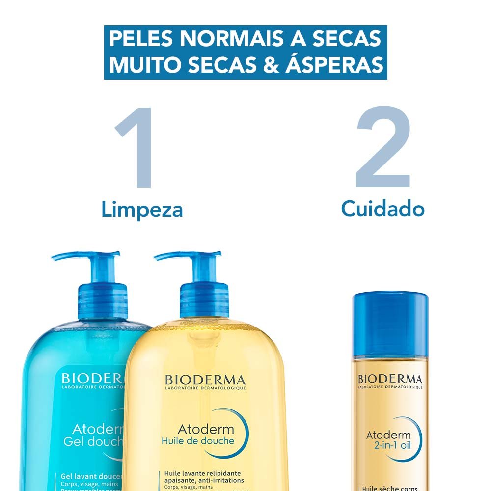 Óleo  Corporal Pós  Banho Bioderma Atoderm 2 em 1 150ml 5