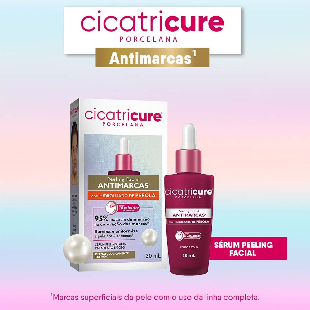 Sérum Peeling Facial Antimarcas Cicatricure Porcelana 30ml 2