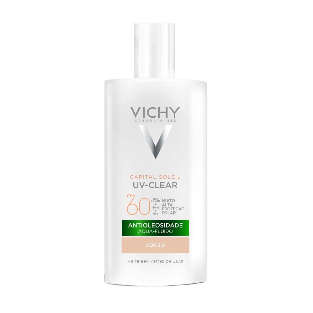 Protetor Solar Facial com Cor Vichy Capital Soleil Uv-Clear FPS60