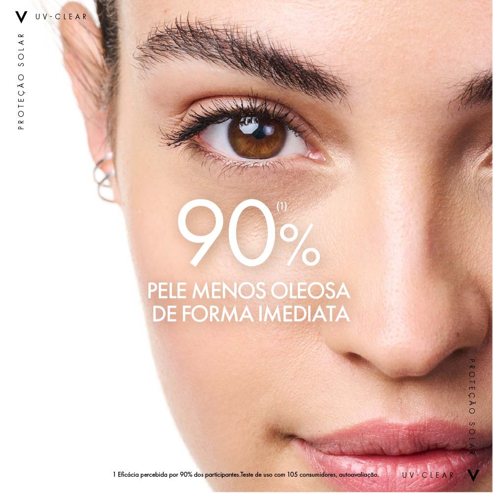 Protetor Solar Facial com Cor Vichy Capital Soleil Uv-Clear FPS60 ÚNICO 5