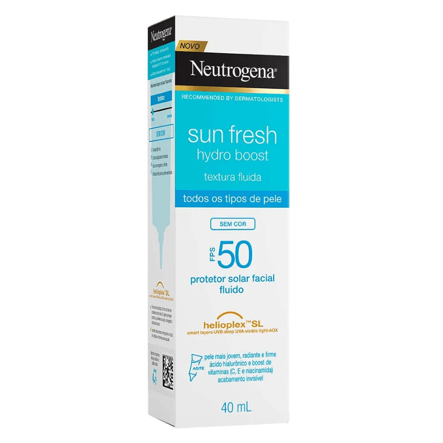 Protetor Solar Facial Neutrogena Sun Fresh Hydro Boost FPS 50 40ml 4