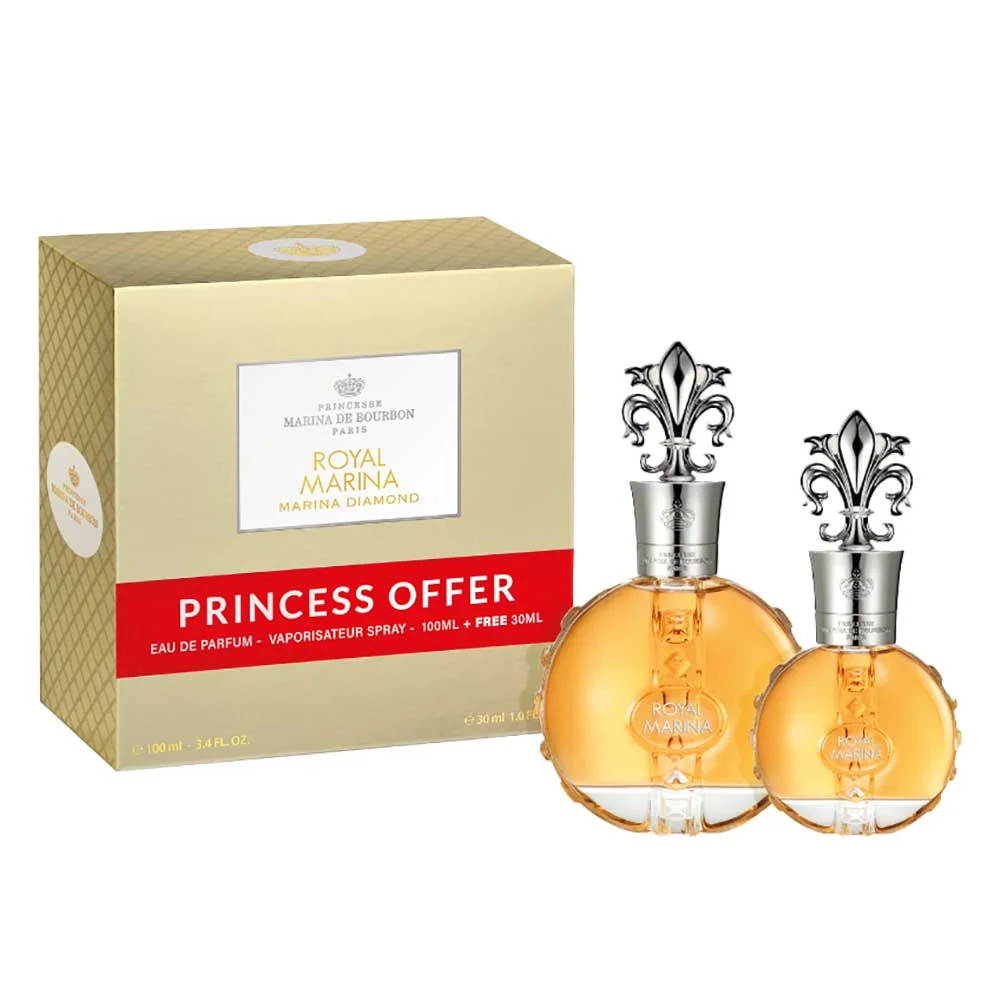 Marina de Bourbon Royal Marina Diamond Coffret Perfume Feminino Eau de Parfum + Travel Size ÚNICO 2
