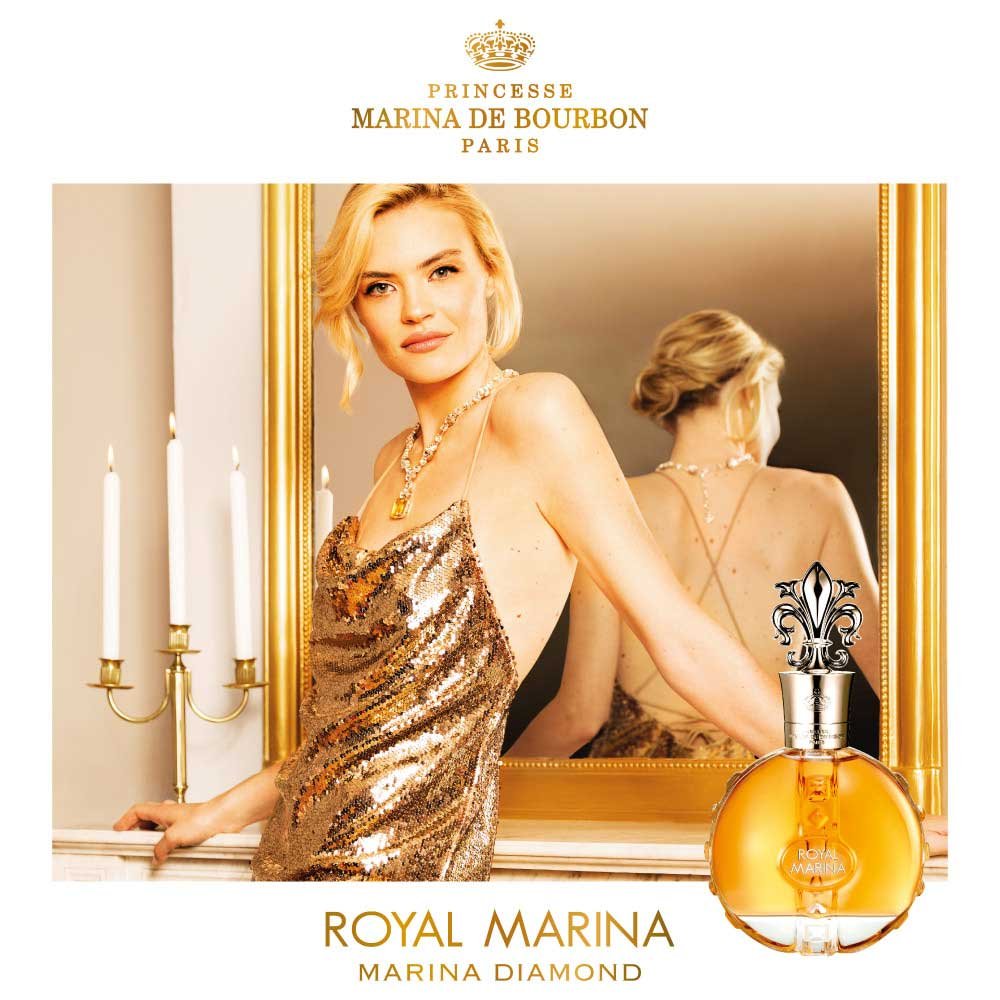 Marina de Bourbon Royal Marina Diamond Coffret Perfume Feminino Eau de Parfum + Travel Size ÚNICO 3