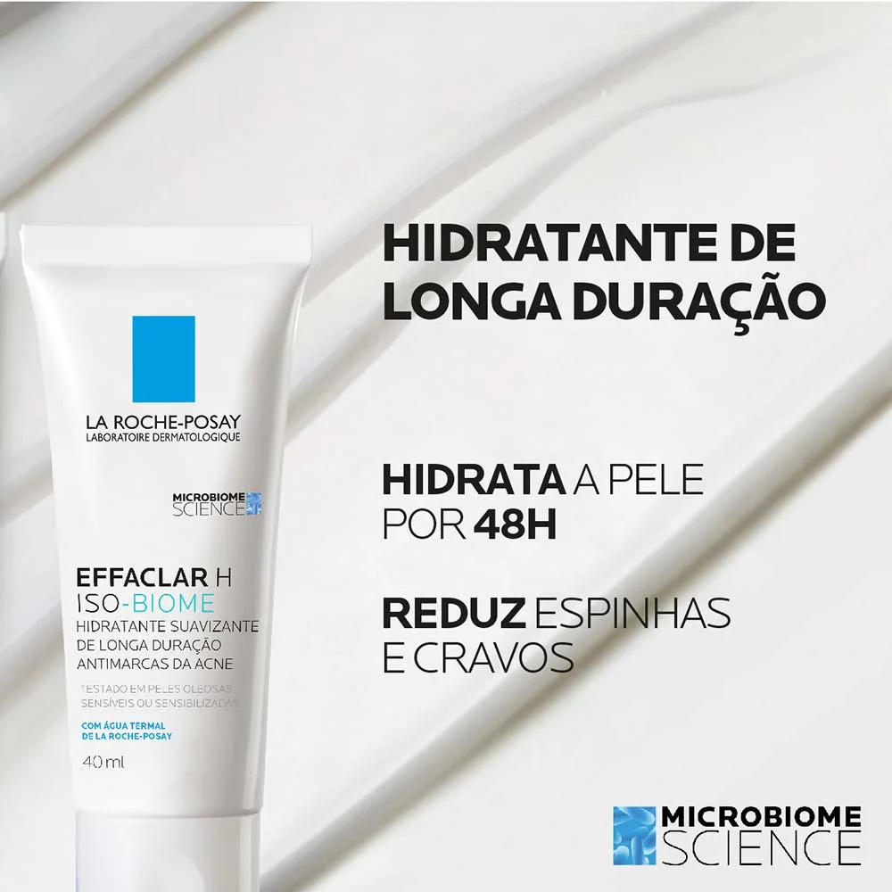 Hidratante Facial La Roche Posay Effaclar H Iso Biome 40ml 5