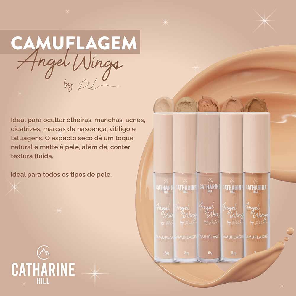 Corretivo Líquido de Alta Cobertura Catharine Hill Angel Wings - Camuflagem 8g A2 4