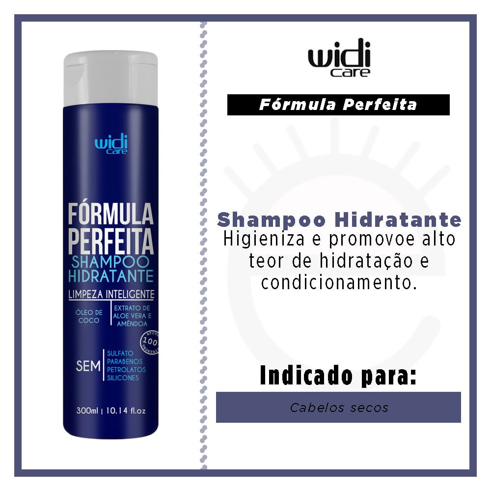 Widi Care Fórmula Perfeita - Shampoo Hidratante 300ml 2
