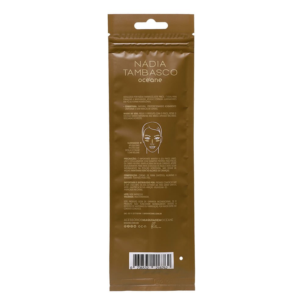 Pincel para Iluminador Océane - Glow To Go ÚNICO 3