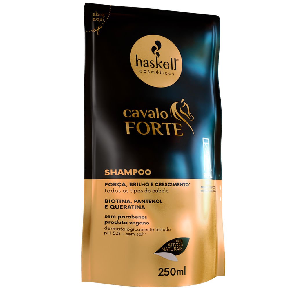 Refil Shampoo Haskell Cavalo Forte 250ml 1