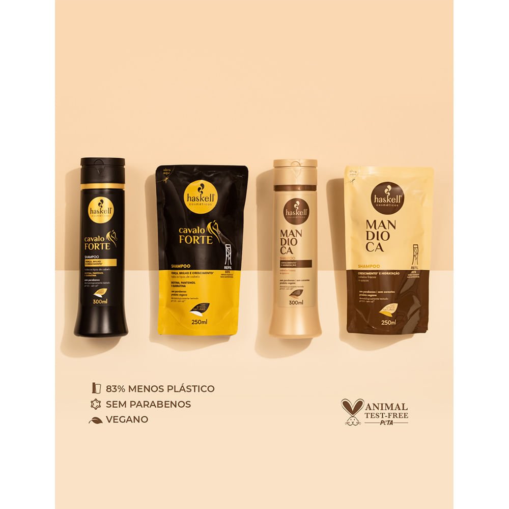 Refil Shampoo Haskell Cavalo Forte 250ml 2