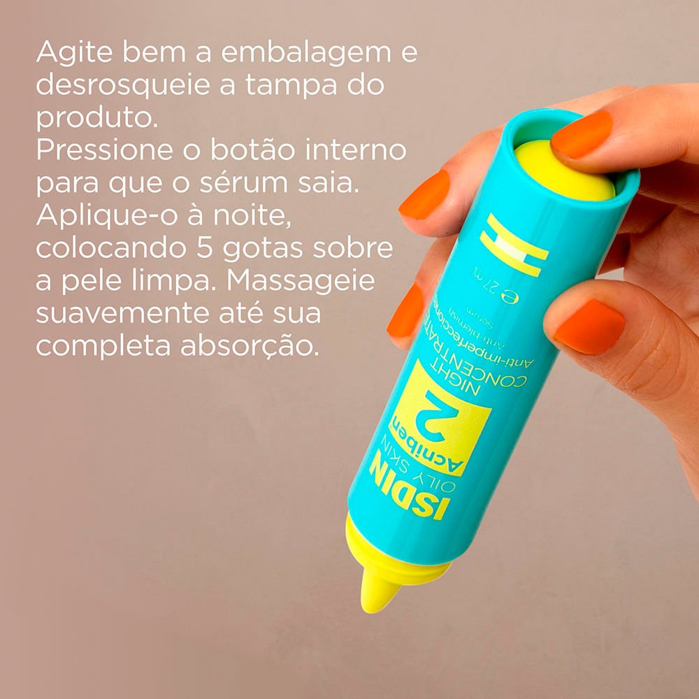Sérum Noturno Anti Imperfeições Night Concentrate Acniben 27ml 4