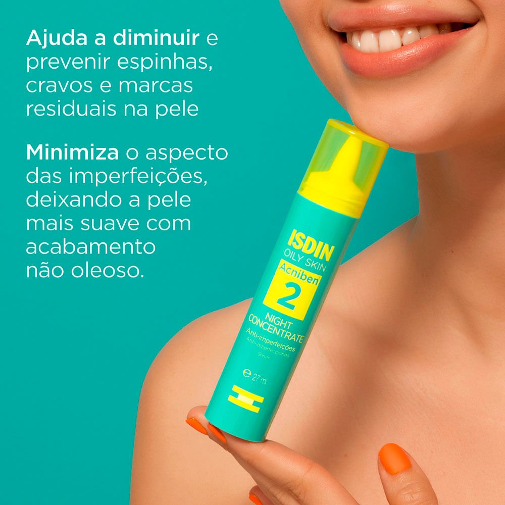 Sérum Noturno Anti Imperfeições Night Concentrate Acniben 27ml 5