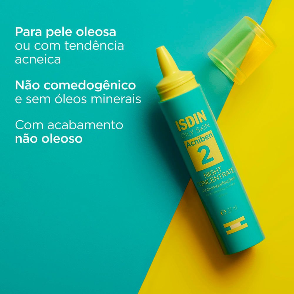 Sérum Noturno Anti Imperfeições Night Concentrate Acniben 27ml 8