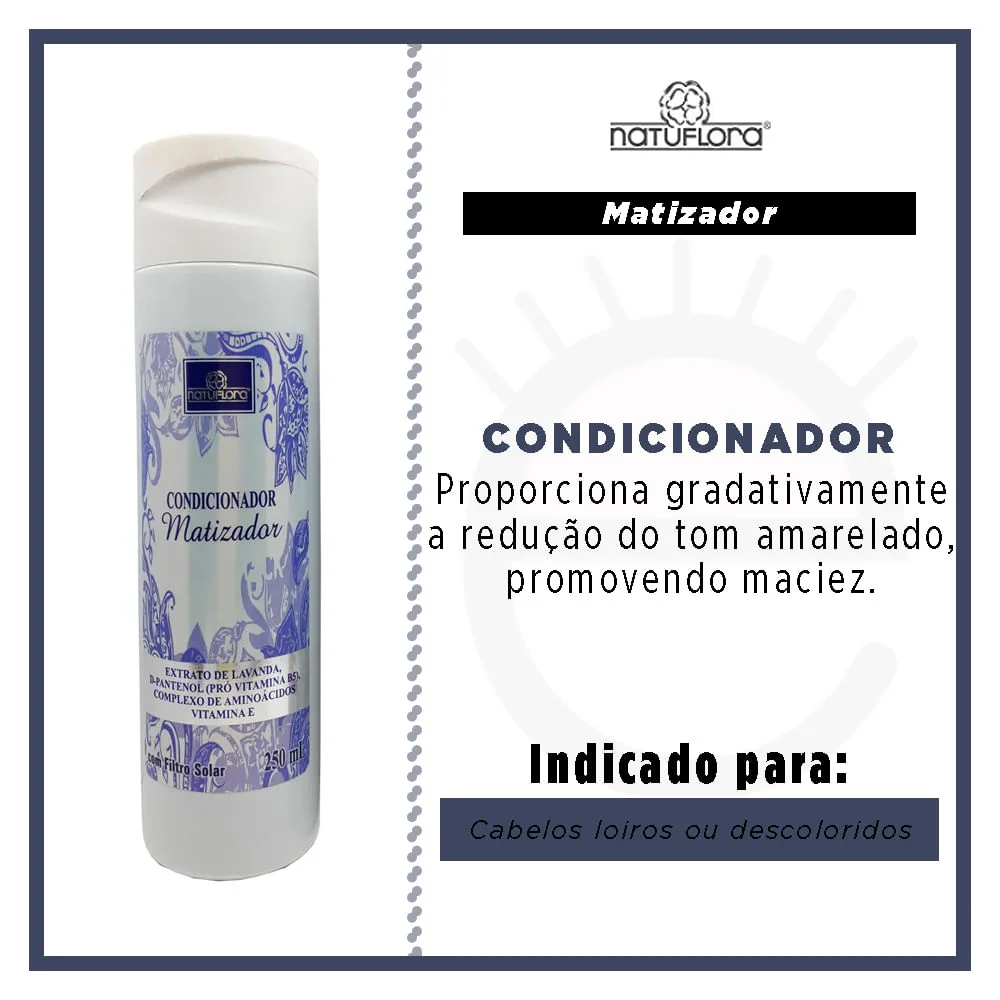 Natuflora - Condicionador Matizador 250ml 2