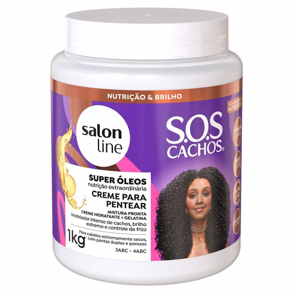 Salon Line SOS Super Óleos Creme de Pentear 1kg 1