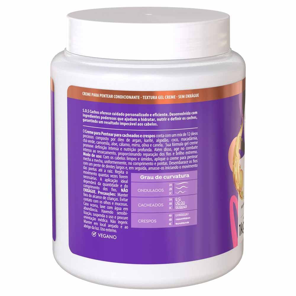Salon Line SOS Super Óleos Creme de Pentear 1kg 2