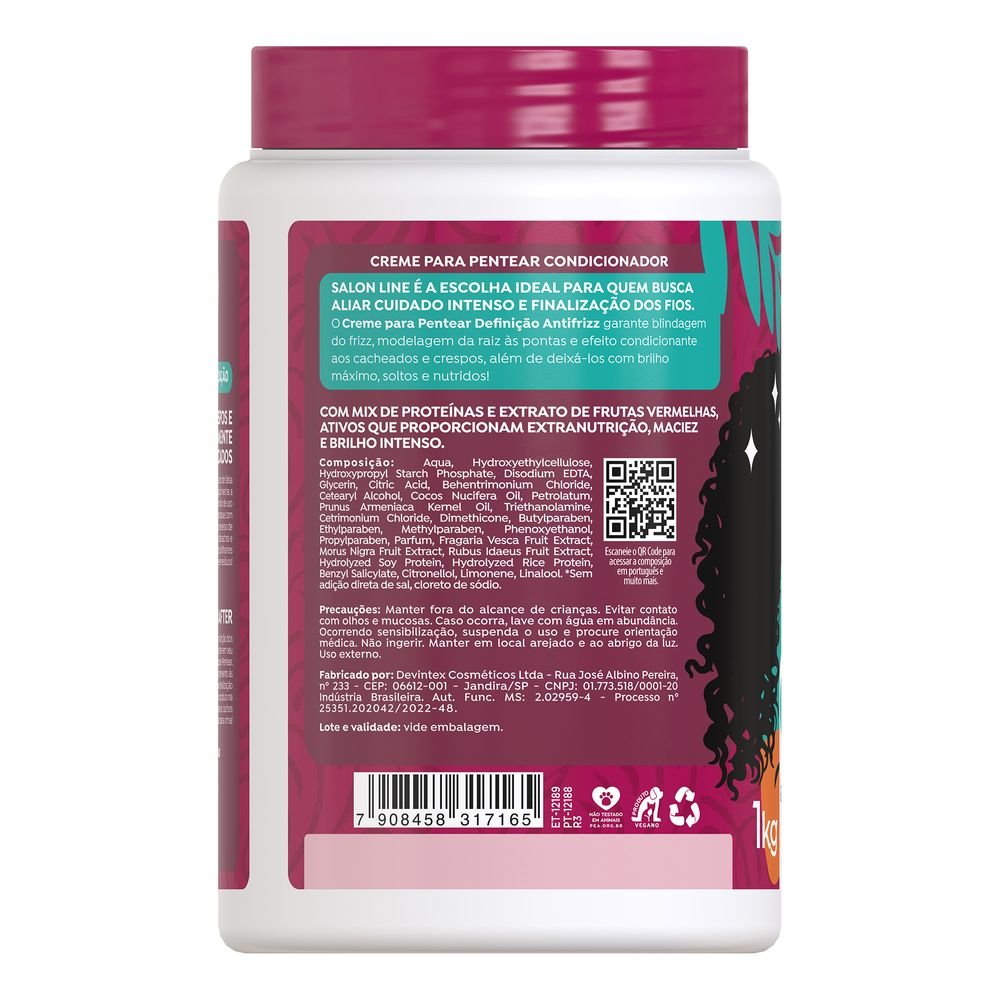 Salon Line Definição Antifizz Creme de Pentear 1kg 2