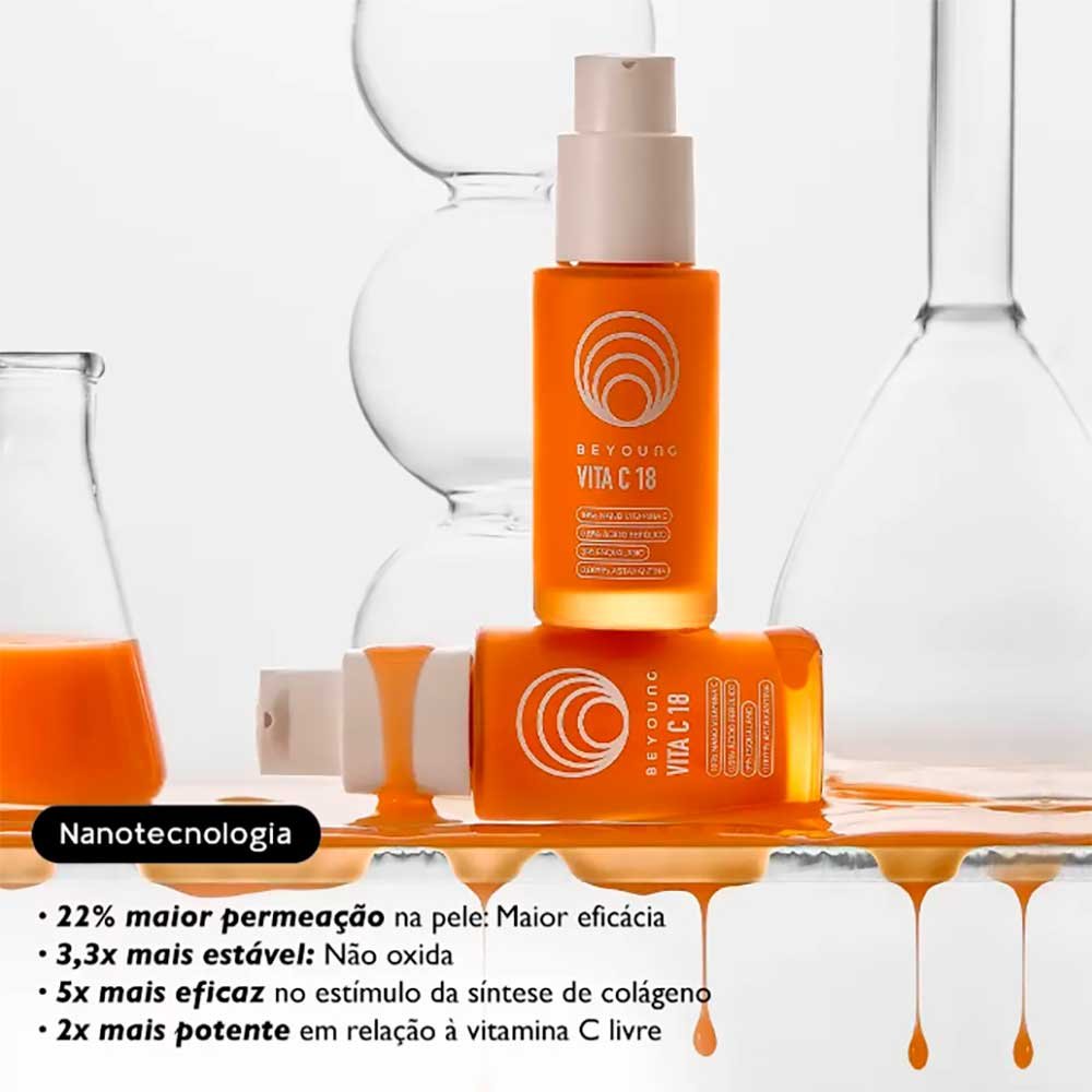 Sérum Facial Antioxidante Beyoung Vita C 18 30ml 2