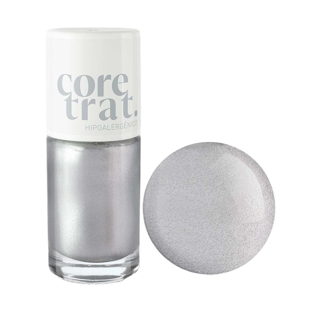 Esmalte Efeito Gel Coretrat Metálico Blant Prata 3