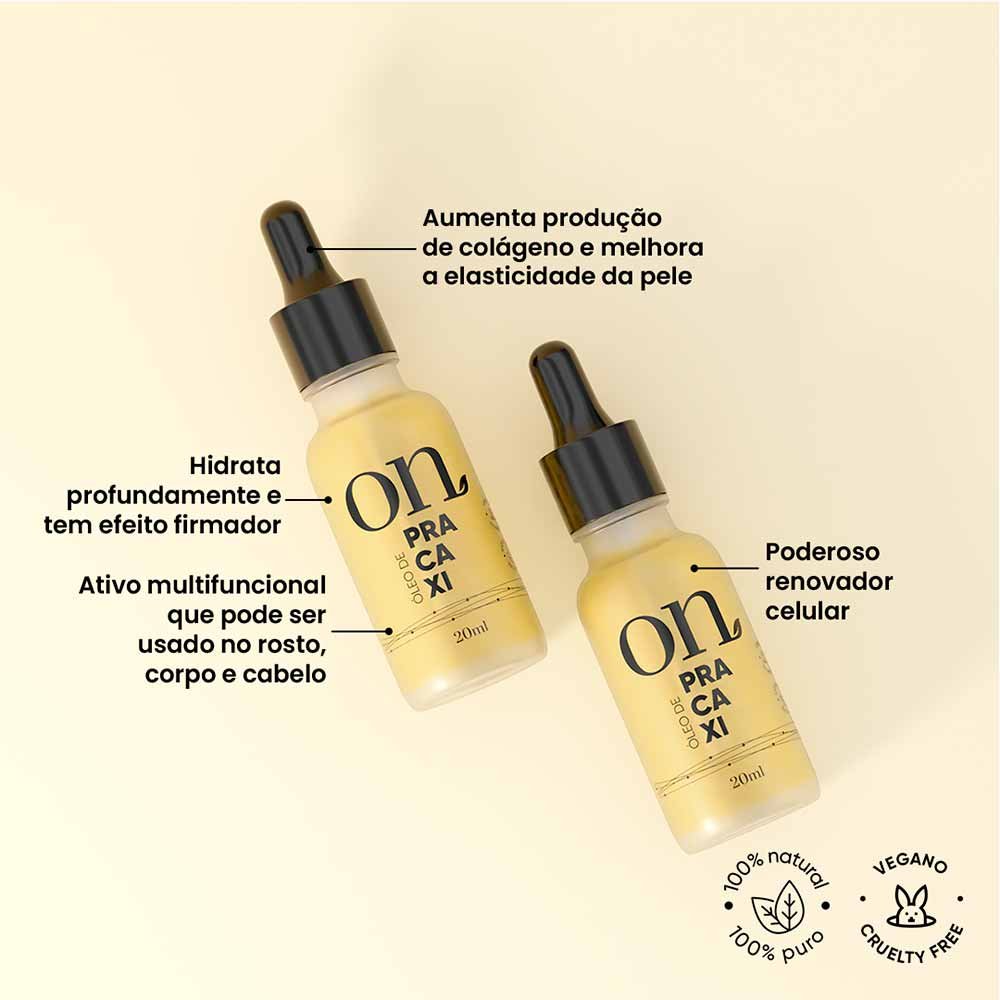 Óleo de Pracaxi Organico Natural ON 20ml 2