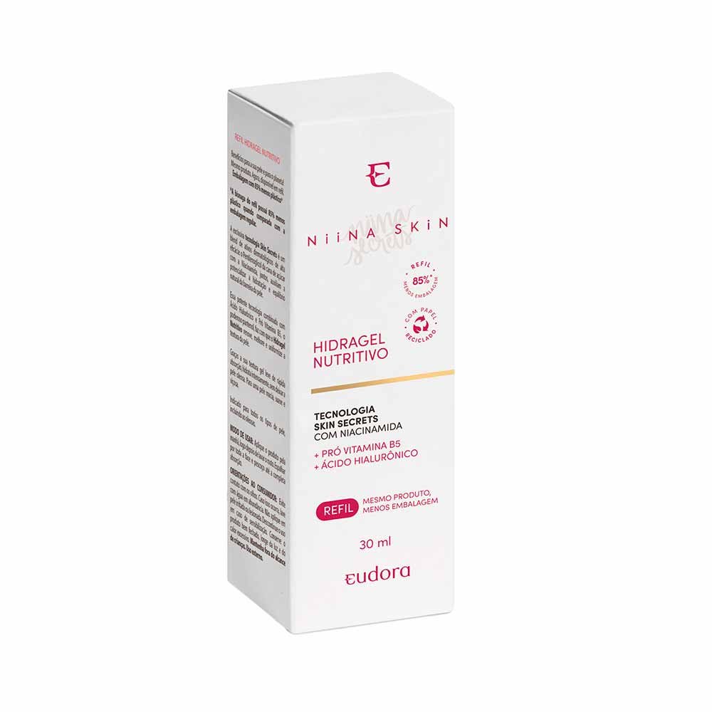 Hidratante Facial Eudora by Niina Skin Refil Hidragel Nutritivo 30ml 2