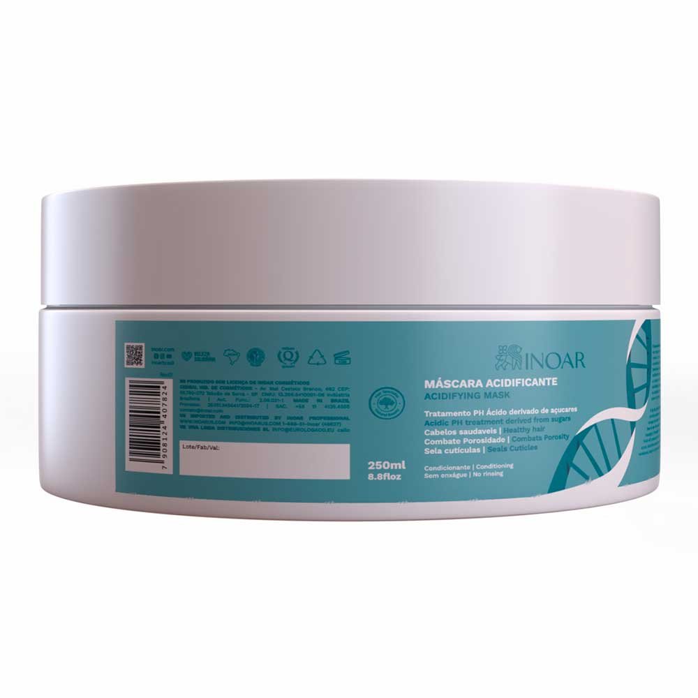 Inoar Solution Meu Cacho Meu Crush Máscara Acidificante 250g 2