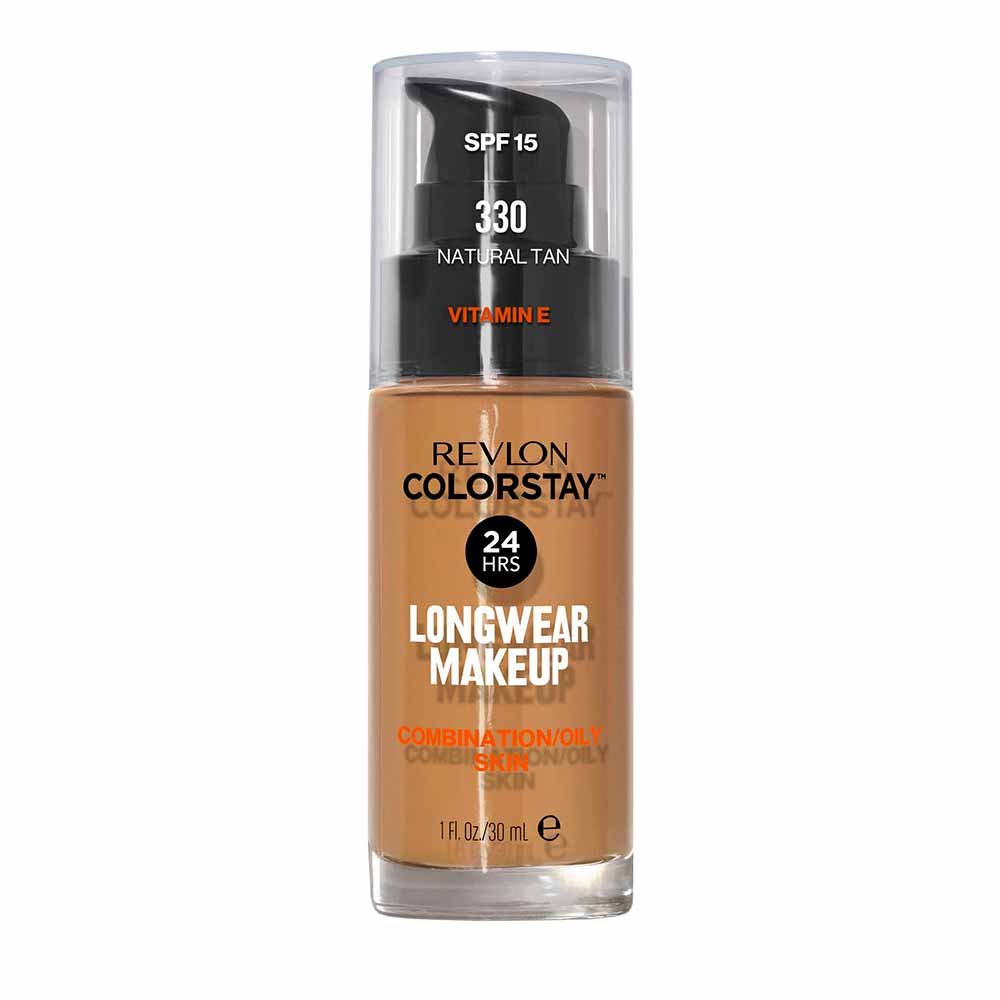Base Líquida Revlon Colorstay Longwear Makeup Combination Oily Skin FPS 15 Natural Tan 1