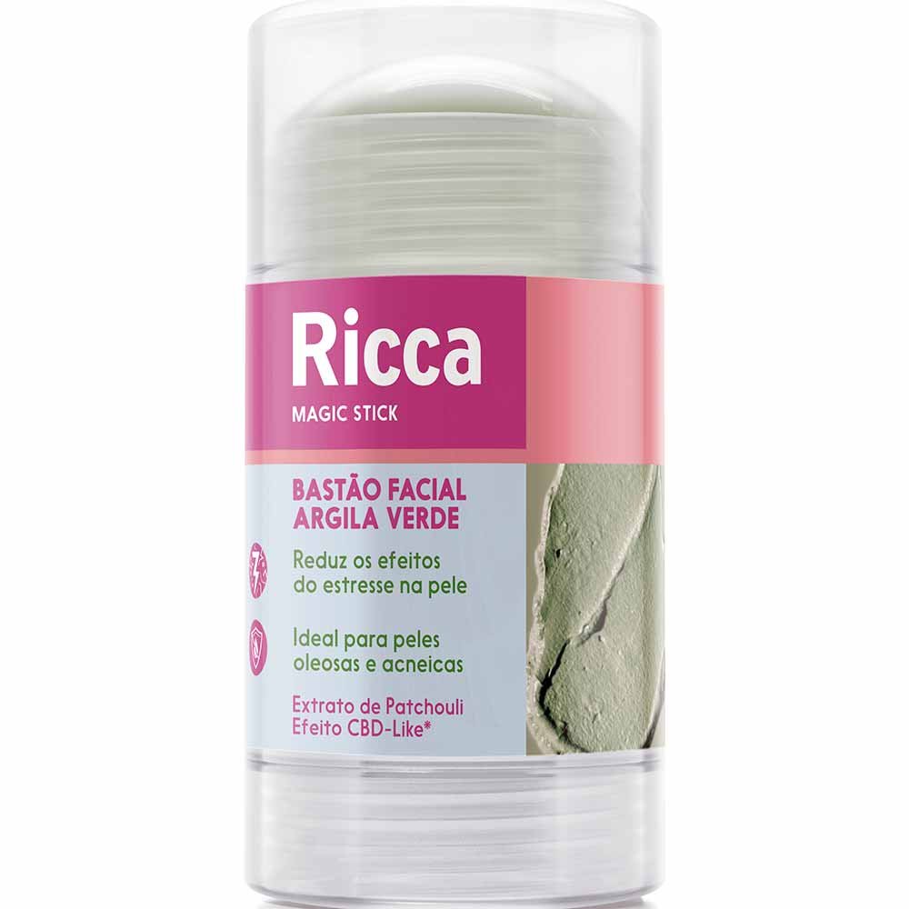 Bastão Facial Argila Verde Ricca ÚNICO 1
