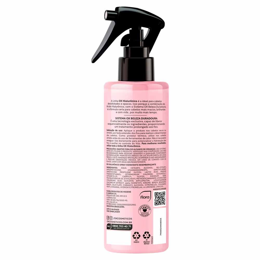 Spray Hidratante OX Hialurônico 200ml 2
