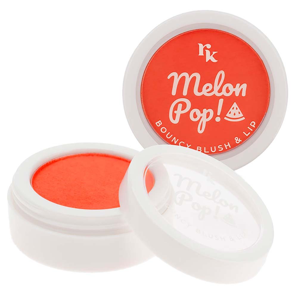Blush Aveludado Ruby Kisses Melon Pop! Bouncy Blush & Lip Red Pop 4
