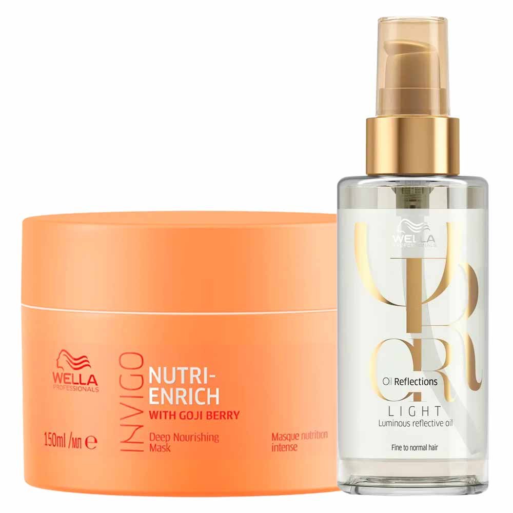Wella Professionals Kit - Óleo Capilar + Máscara ÚNICO 1