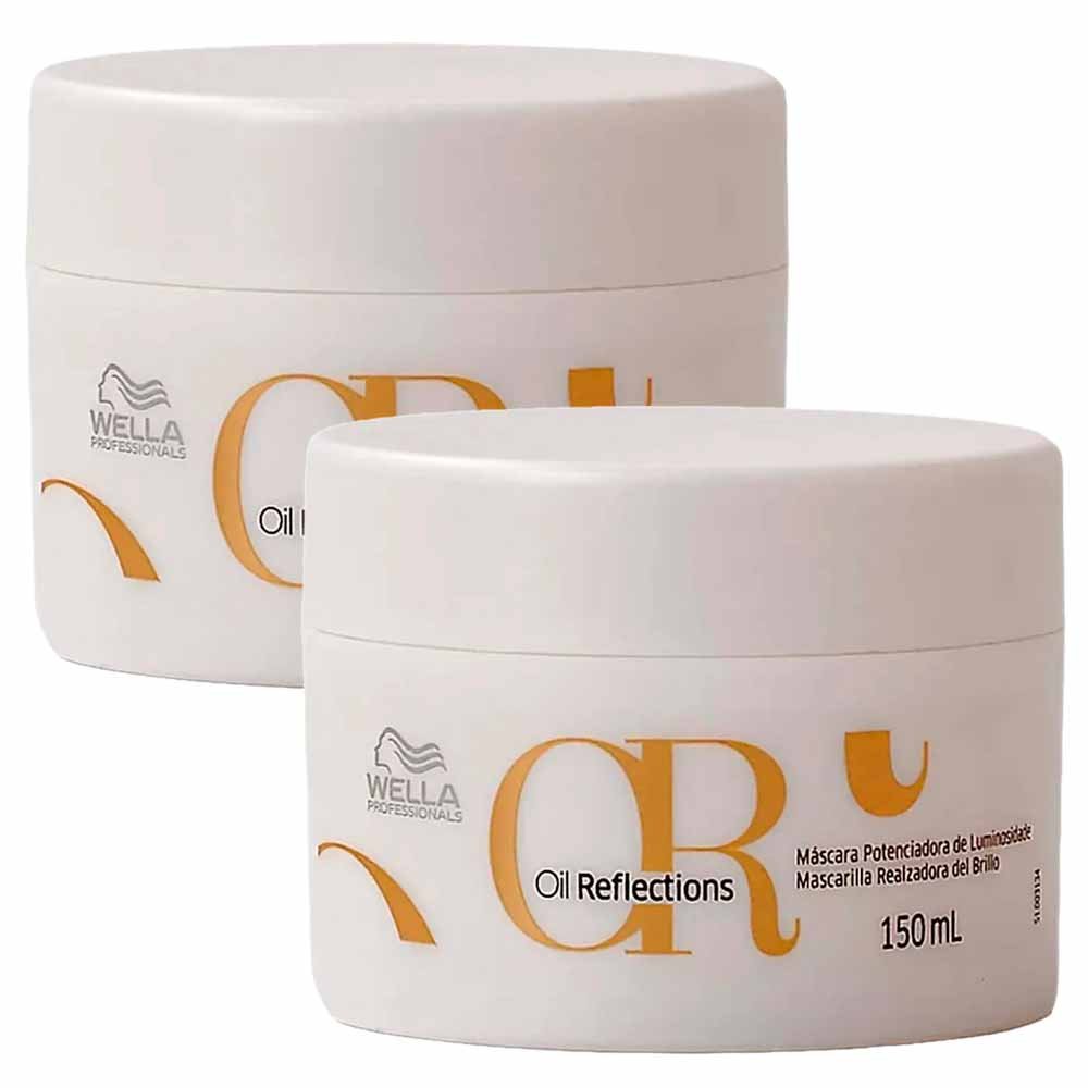 Wella Professionals Oil Reflections Kit com 2 Máscaras de Hidratação ÚNICO 1