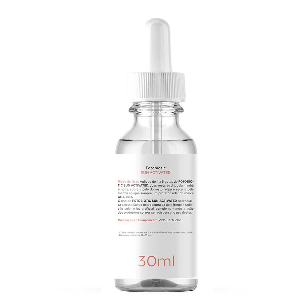 Sérum Facial Clareador Antioxidante Ada Tina - Fotobiotic Sun Activated 30ml 2