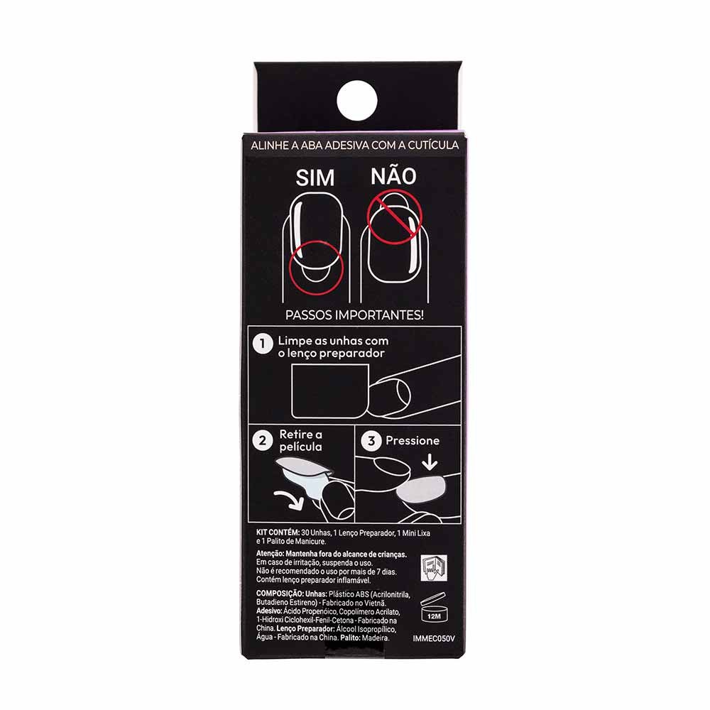 Unhas Autocolantes imPRESS Magnetic Effects The Good Days - Quadrado Curto The Good Days 6