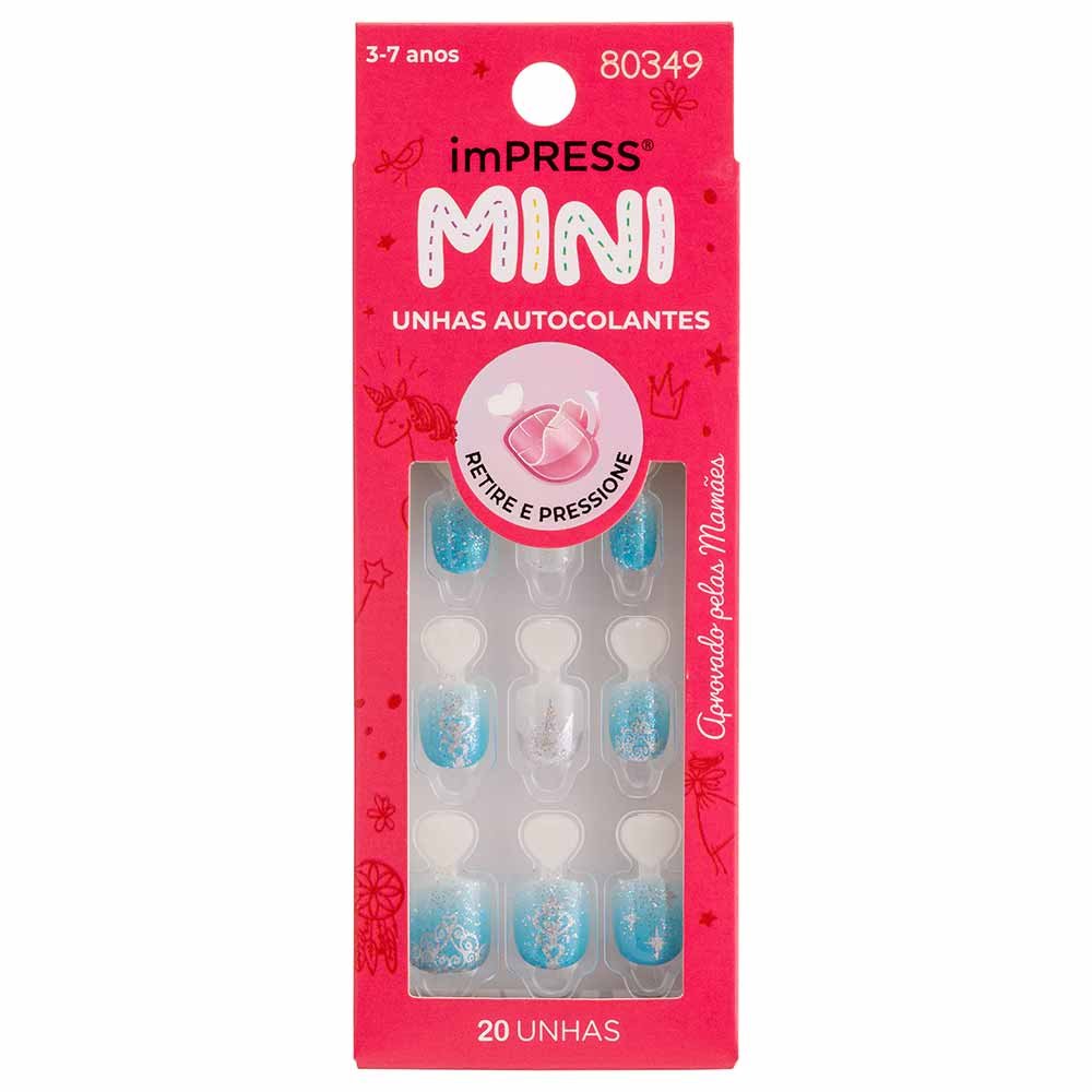 Mini Unhas Autocolantes Infantil ImPRESS - Nighttime