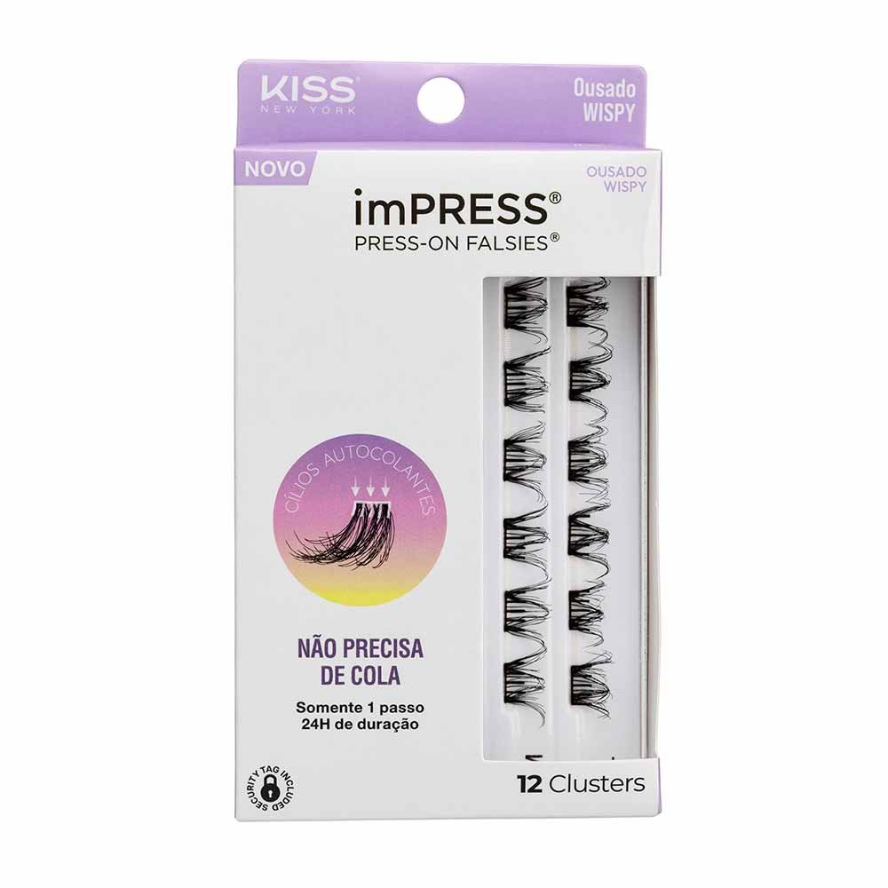 Cílios Postiços ImPRESS Press-on Falsies Mini Refil - Ousado Wispy ÚNICO 1
